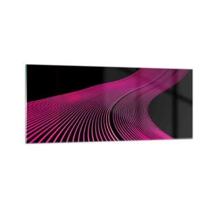 Glasbild - Bild auf glas - Allee des Lichts - 100x40 cm