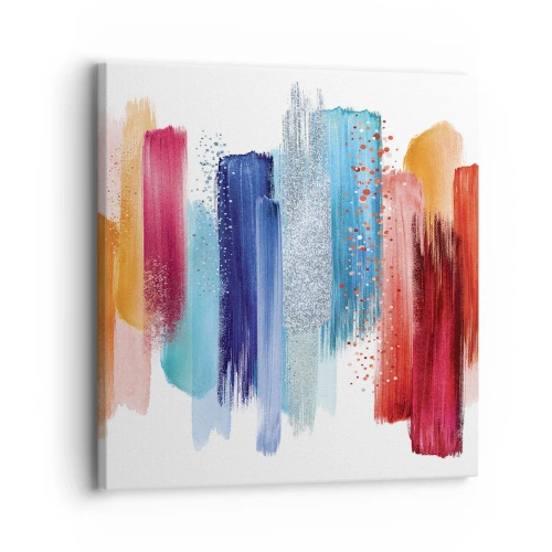 Bild auf Leinwand - Leinwandbild - Auf und ab - 30x30 cm