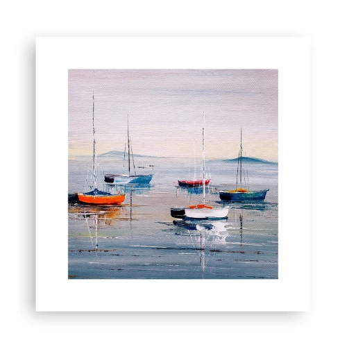 Poster - Wohlverdiente Ruhe - 30x30 cm