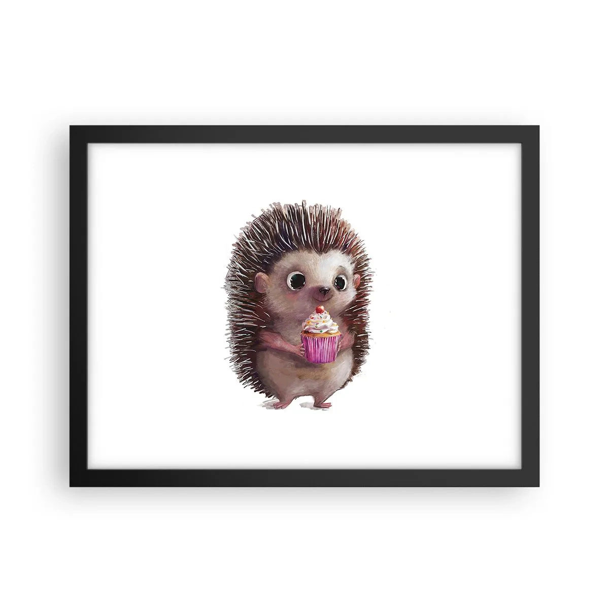 Poster in einem schwarzem Rahmen - Der Feiertag ist jeden Tag - 40x30 cm