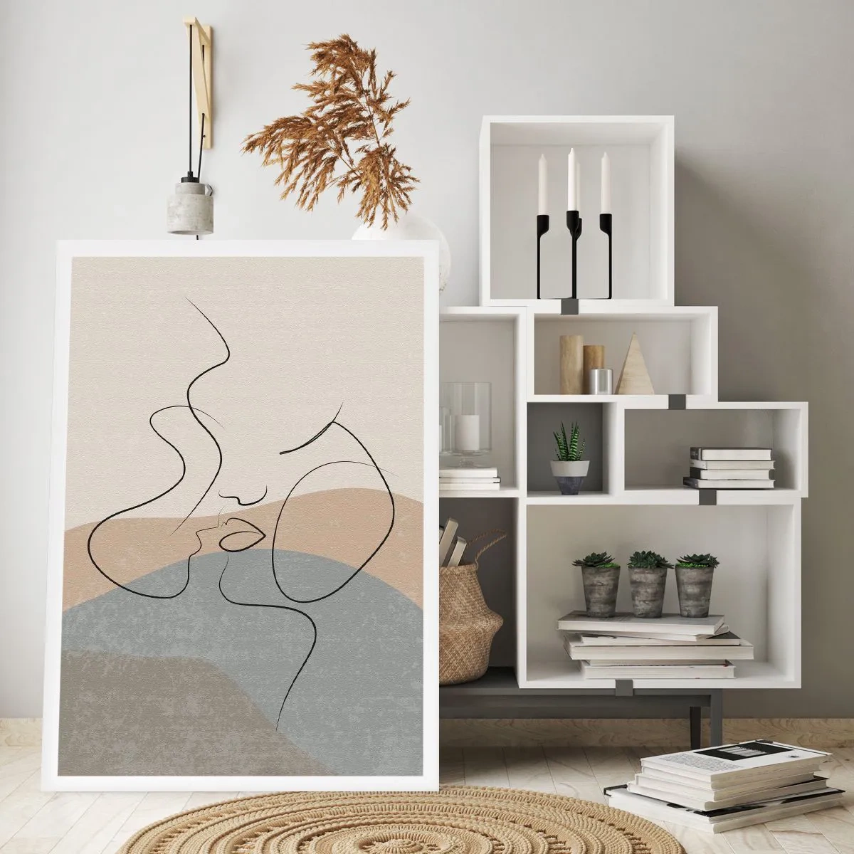 Poster - Wie ein Pinselstrich - 70x100 cm