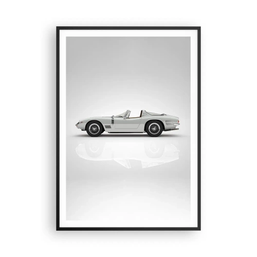 Poster in einem schwarzem Rahmen - Spaß versprochen - 70x100 cm