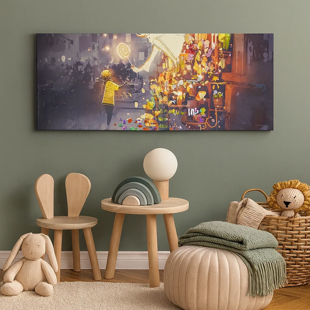 Bild auf Leinwand - Leinwandbild - Magie ist da - 30x30 cm