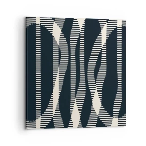 Bild auf Leinwand - Leinwandbild - Ein Versuch, die Dunkelheit zu durchbrechen - 50x50 cm