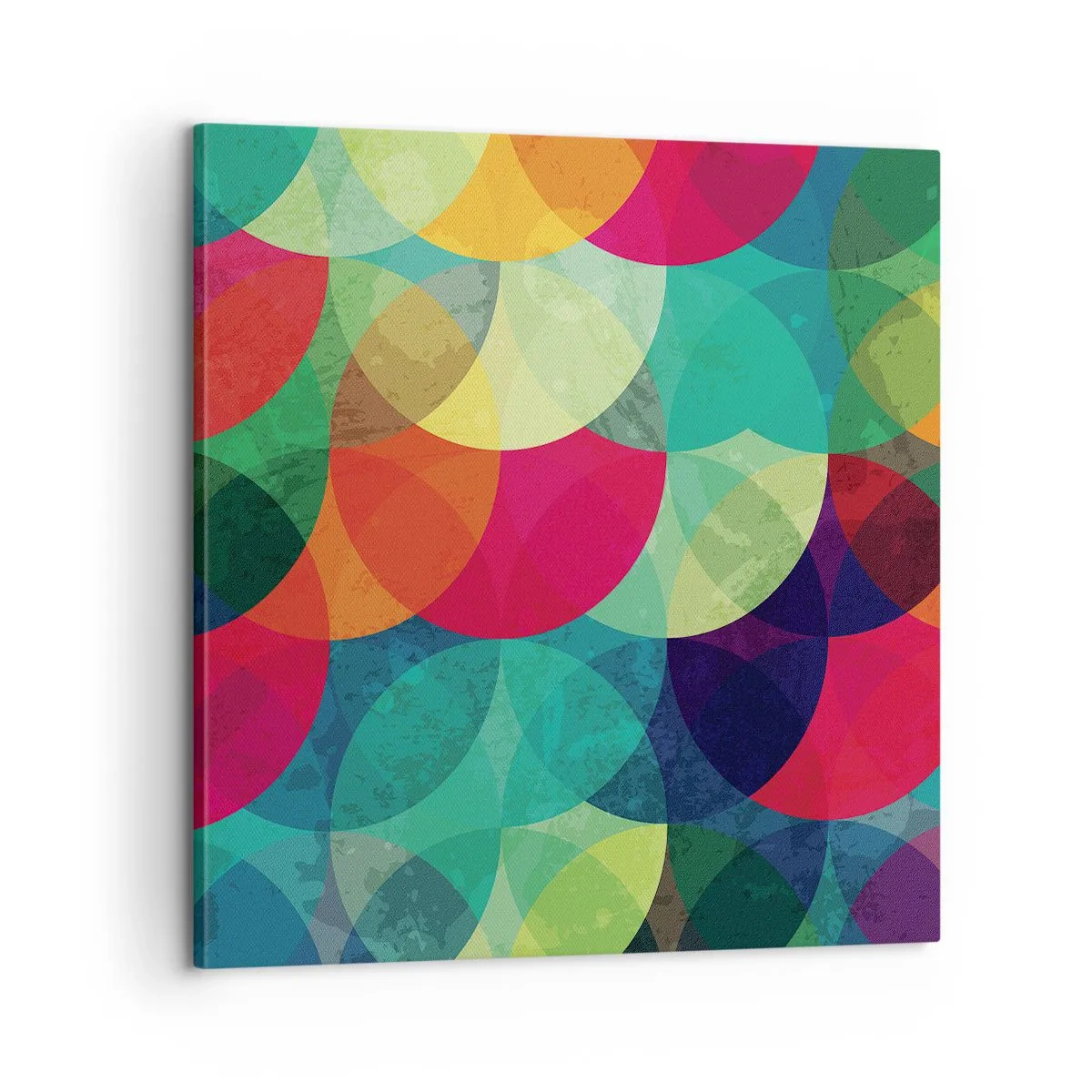 Bild auf Leinwand - Leinwandbild - Aufstieg zum Regenbogen - 60x60 cm