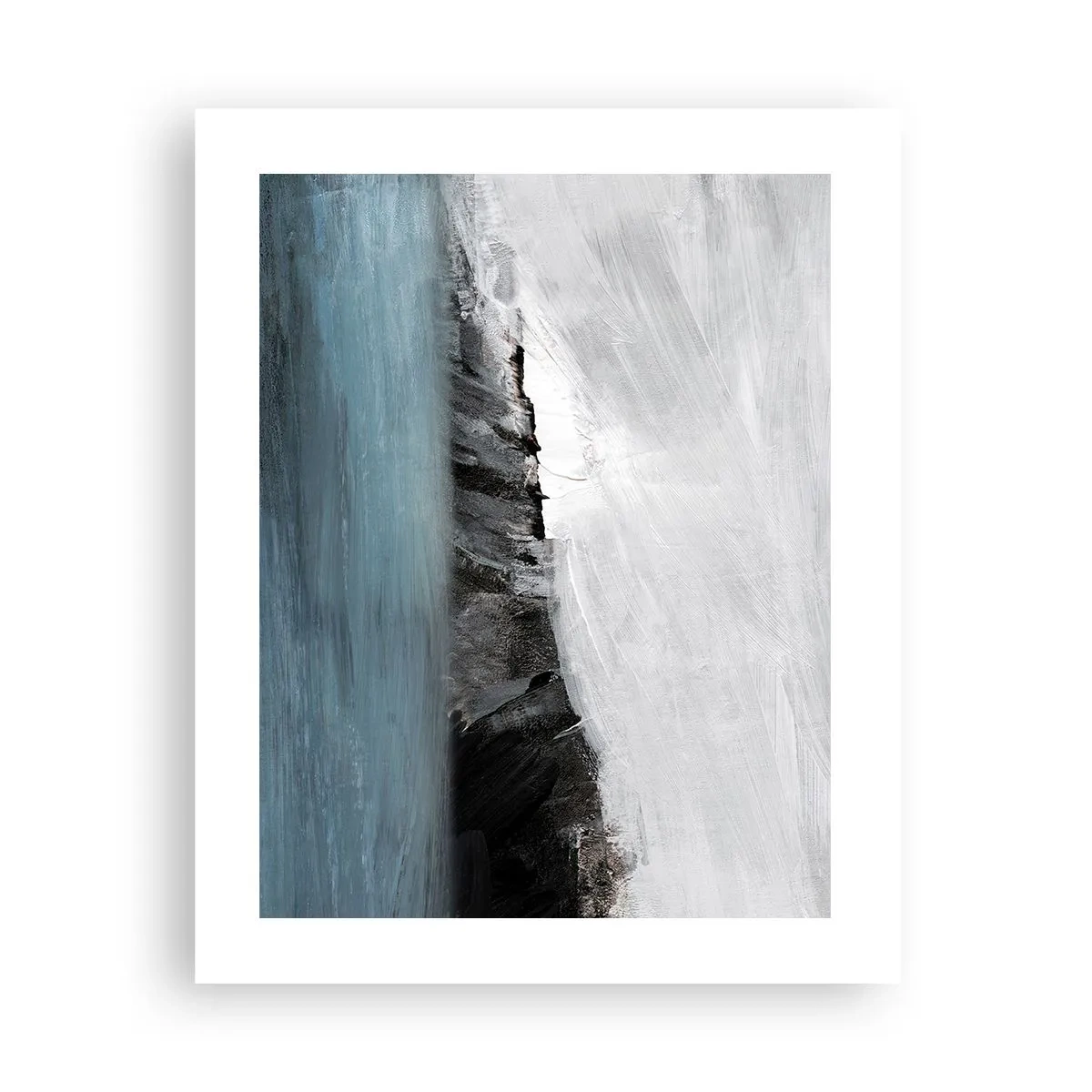 Poster - Wasser – Erde: Kampf der Naturelemente - 40x50 cm