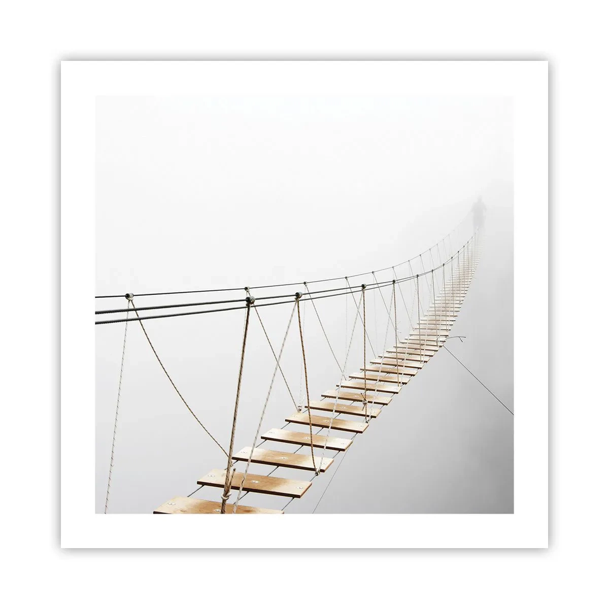 Poster - Wohin wird es dich führen? - 50x50 cm