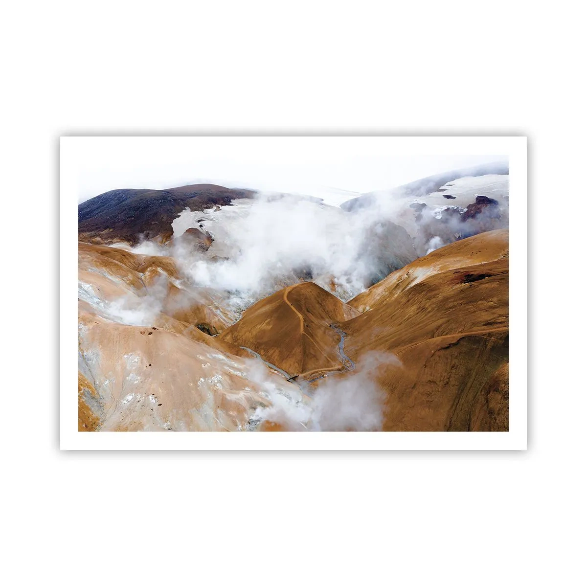 Poster - Islands rohe Schönheit - 91x61 cm