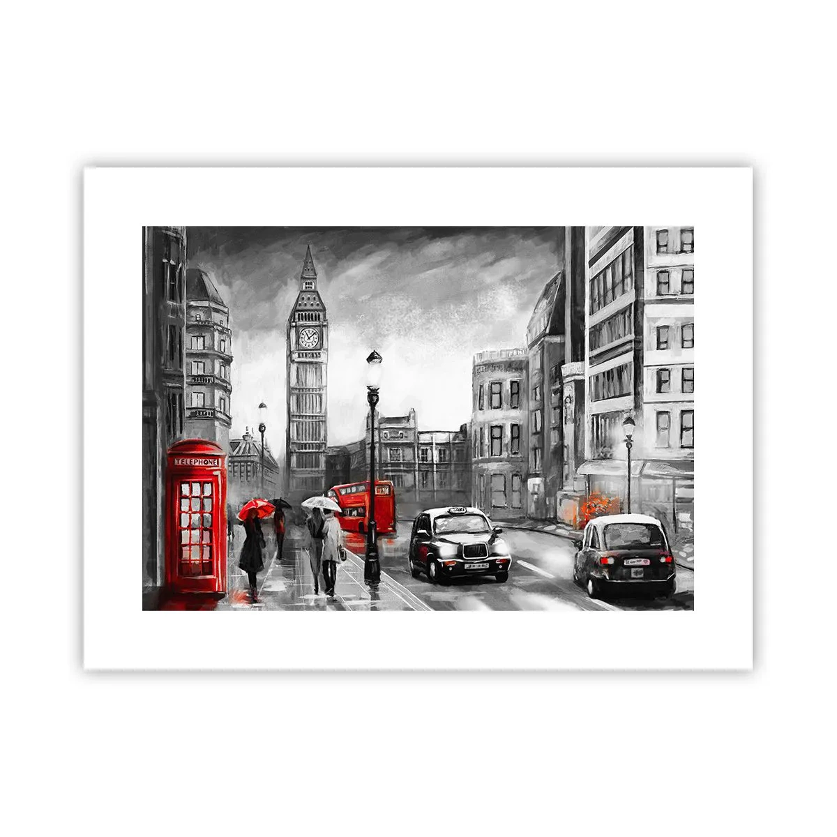 Poster - Gar keine graue Stadt - 40x30 cm