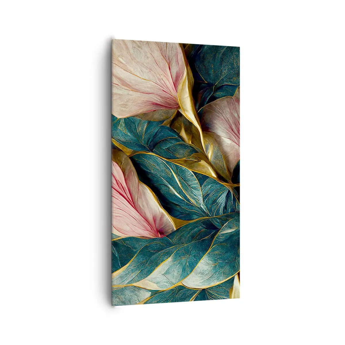 Bild auf Leinwand - Leinwandbild - Natürliche Eleganz und Stil - 65x120 cm