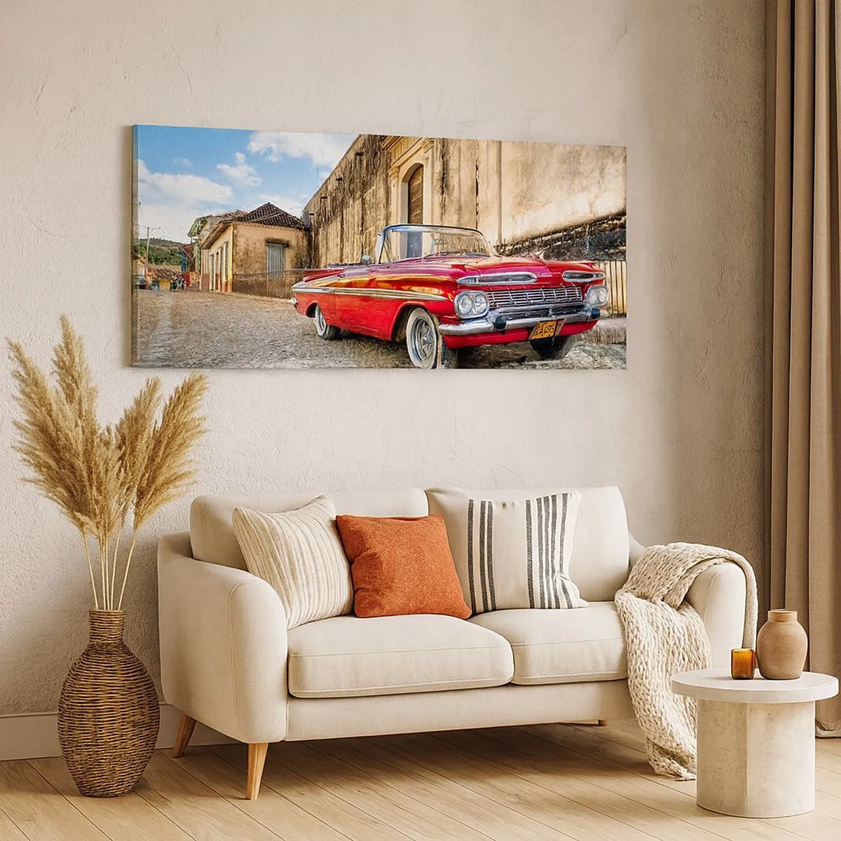 Bild auf Leinwand - Leinwandbild - Kubanische Emotionen - 100x40 cm