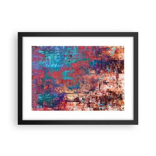 Poster in einem schwarzem Rahmen - Erinnerung und Vergessen - 40x30 cm