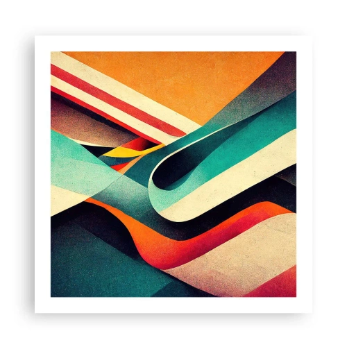 Poster - Intensive Komposition - 60x60 cm