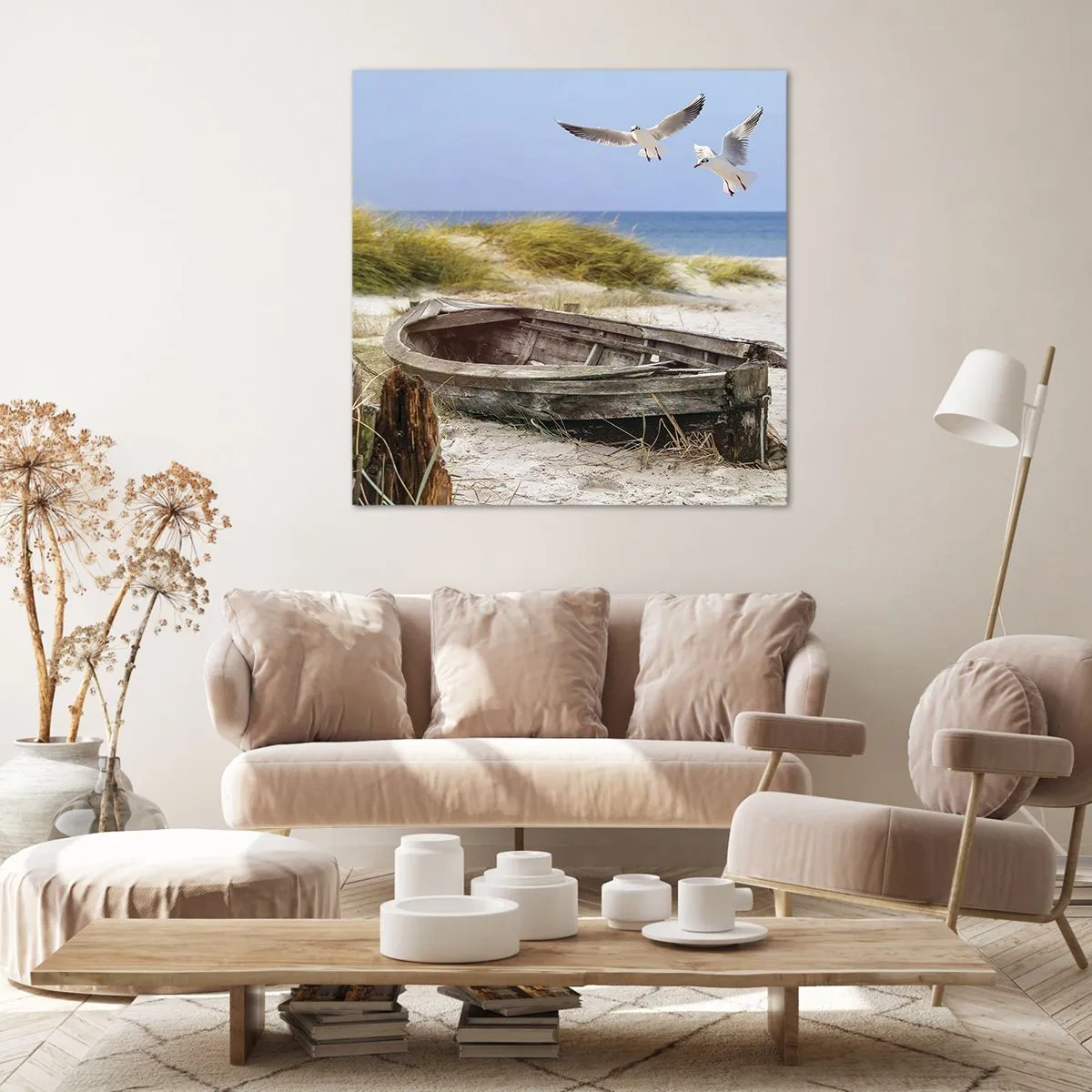 Bild auf Leinwand - Leinwandbild - In Wind gebadet - 60x60 cm