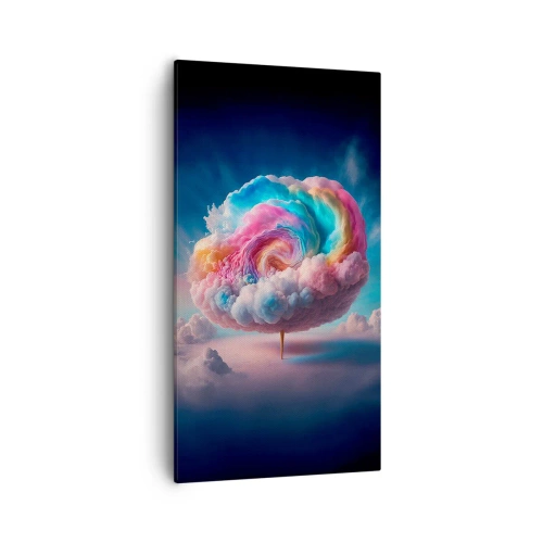 Bild auf Leinwand - Leinwandbild - Traum von einem Vergnügungspark - 55x100 cm