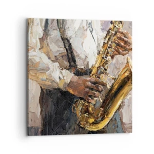 Bild auf Leinwand - Leinwandbild - Zeit fürs Solo - 70x70 cm