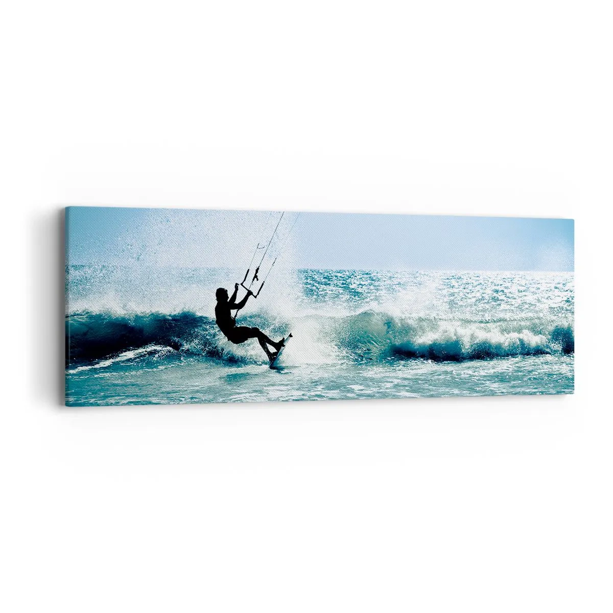 Bild auf Leinwand - Leinwandbild - Hinreißen lassen - 90x30 cm