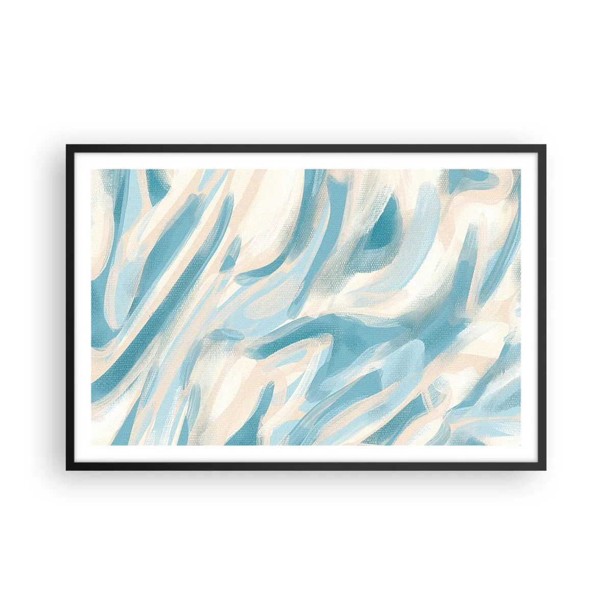 Poster in einem schwarzem Rahmen - Frühlingsbrisen - 91x61 cm