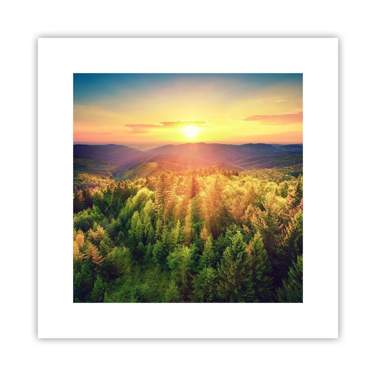 Poster - Scheitelpunkte und Spitzen - 30x30 cm