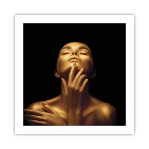 Poster - Wie goldene Seide - 50x50 cm