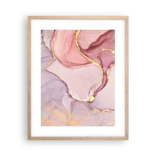 Poster in einem Rahmen aus heller Eiche - Eine Liebkosung der Farben - 40x50 cm