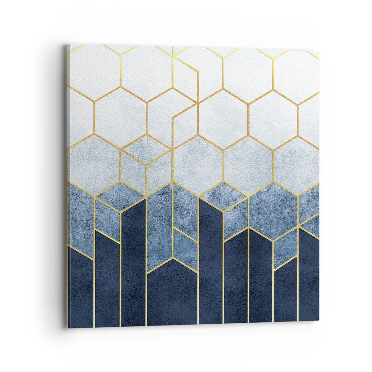 Bild auf Leinwand - Leinwandbild - Komposition im synkopischen Rhythmus - 70x70 cm