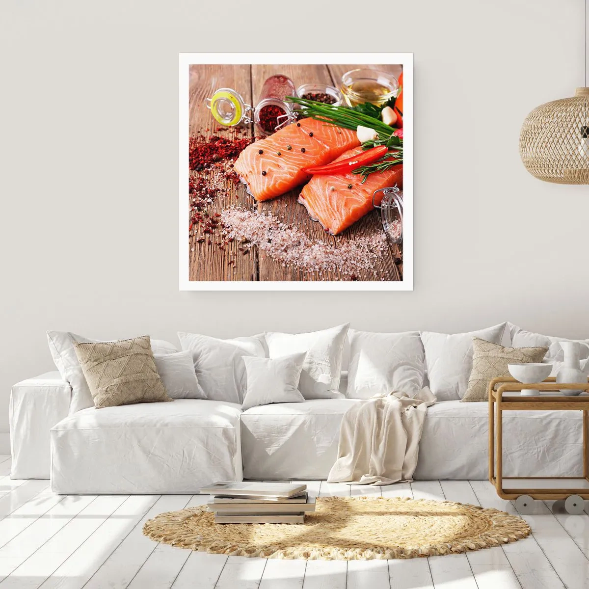 Poster - Norwegisches Abenteuer in der Küche - 60x60 cm