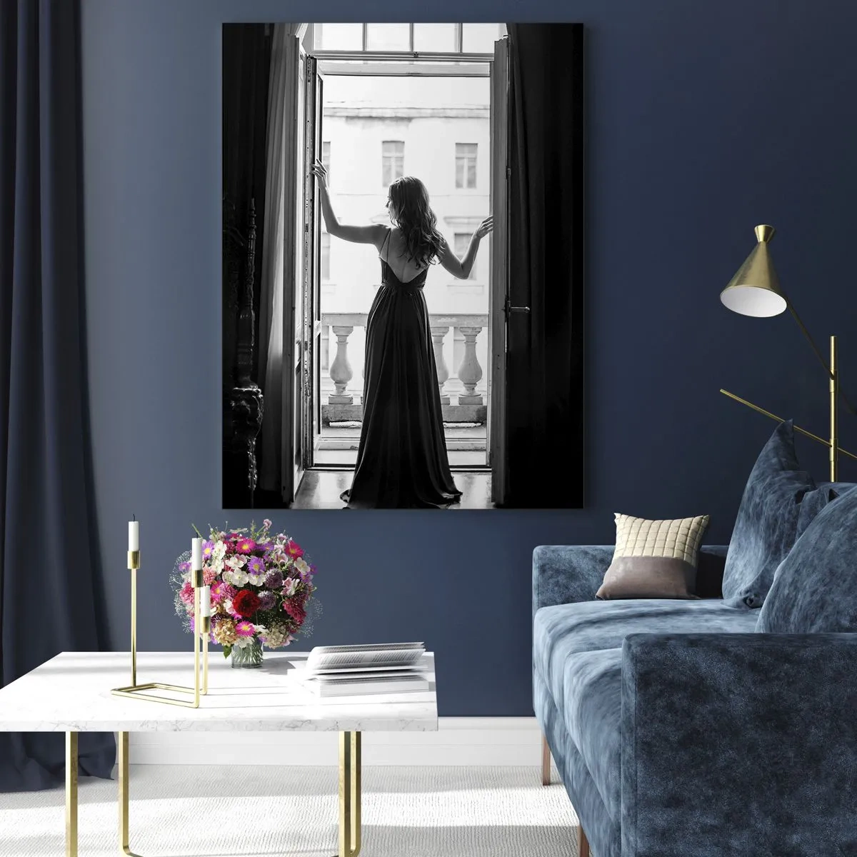 Glasbild - Bild auf glas - Im großen Stil - 80x120 cm