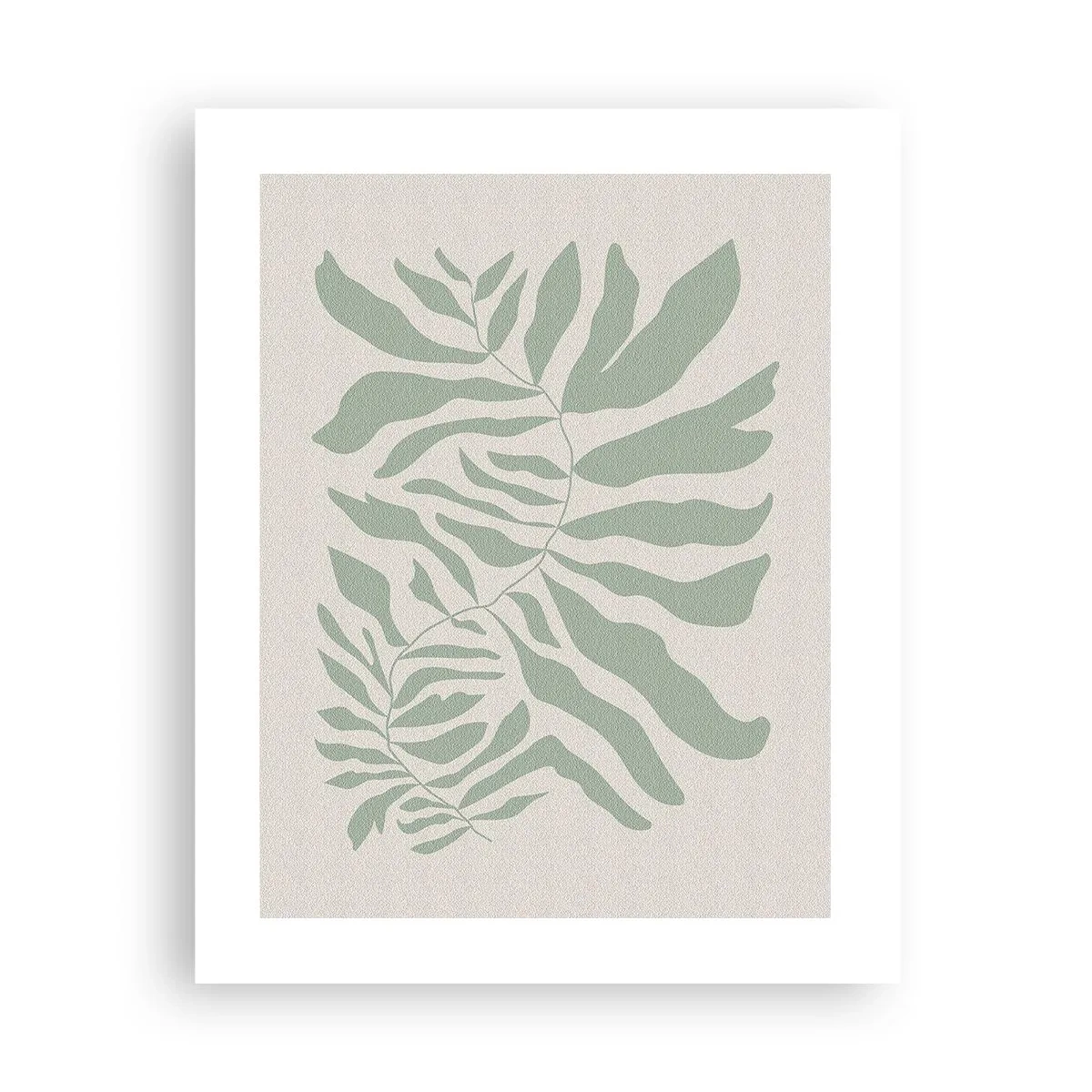 Poster - Smaragdzweig - 40x50 cm