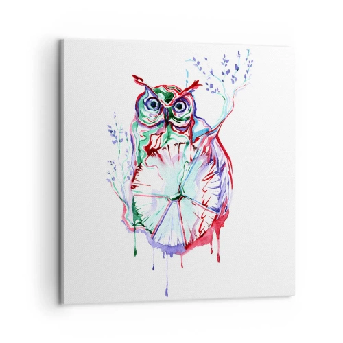 Bild auf Leinwand - Leinwandbild - Von Natur aus klug - 50x50 cm