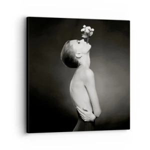 Bild auf Leinwand - Leinwandbild - Exzentrische Eleganz - 30x30 cm