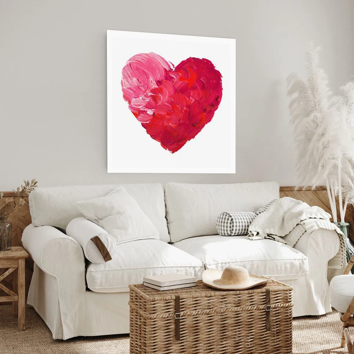 Poster - Alles was du brauchst ist Liebe - 40x40 cm