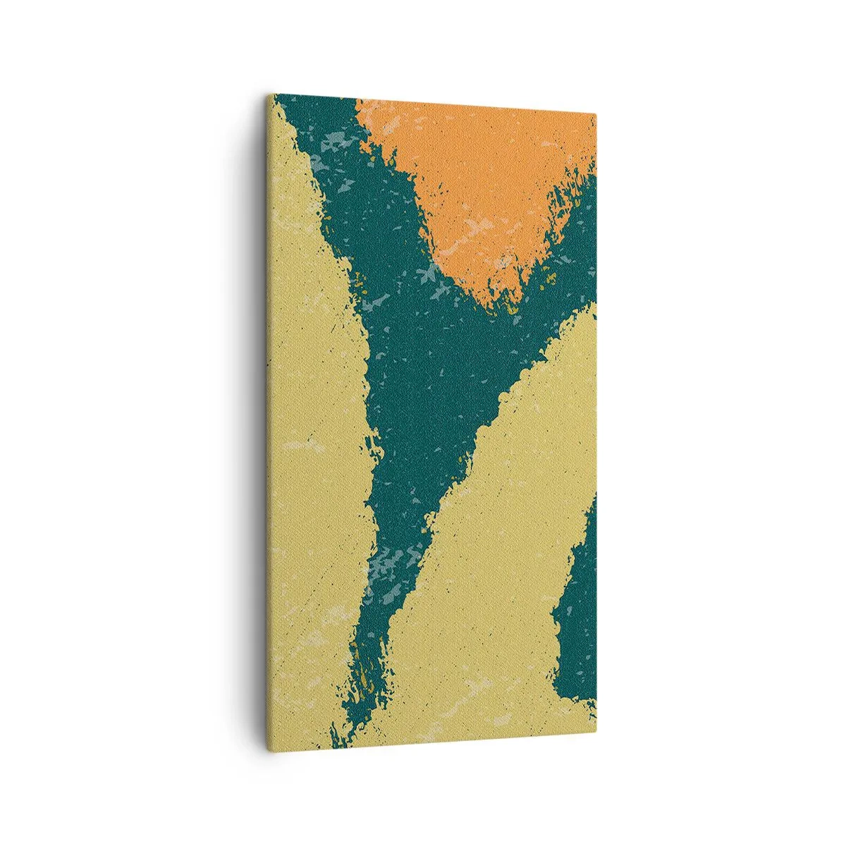 Bild auf Leinwand - Leinwandbild - Abstraktion – langsame Bewegung - 45x80 cm