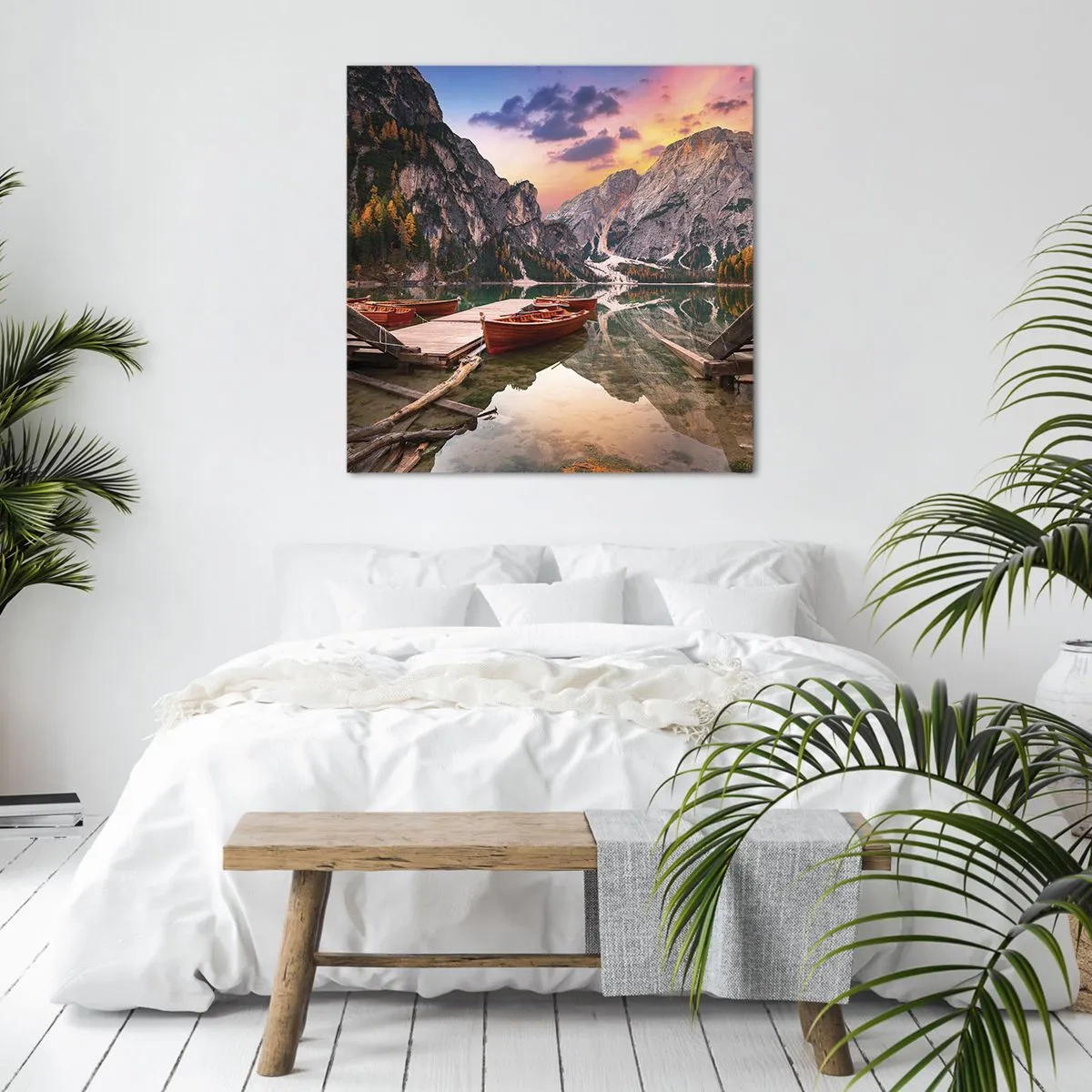 Bild auf Leinwand - Leinwandbild - Versprechen des Tages - 50x50 cm