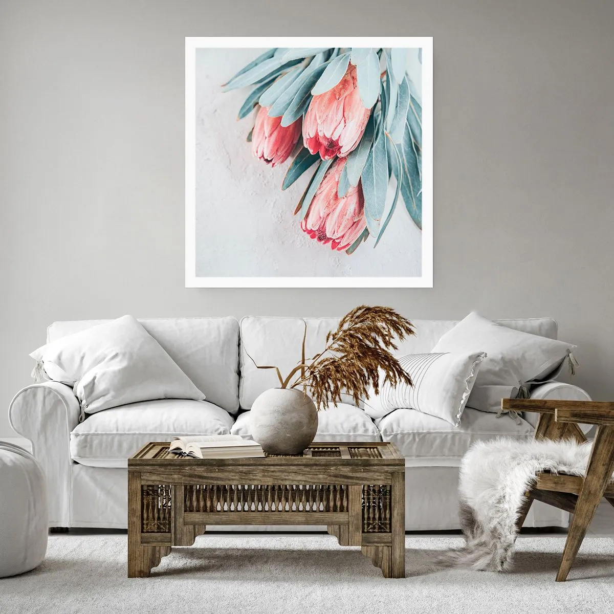 Poster - Schämen sich für ihre eigene Schönheit - 50x50 cm