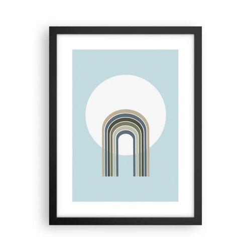 Poster in einem schwarzem Rahmen - Unwiderstehliche Anziehungskraft - 30x40 cm