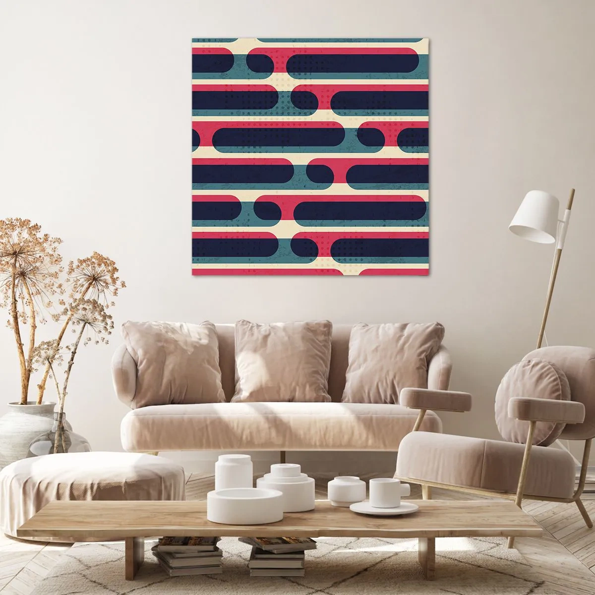 Bild auf Leinwand - Leinwandbild - In die Tiefe und vorwärts - 40x40 cm