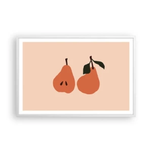 Poster in einem weißen Rahmen - Pure Süße - 91x61 cm