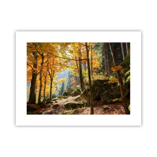 Poster - Zeit zum Entspannen - 40x30 cm