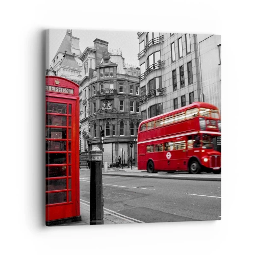 Bild auf Leinwand - Leinwandbild - Das Rotste in Europa - 40x40 cm