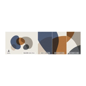 Fototapeten Muster Selbstklebend Deluxe Sticker - Farbtropfen - Abstraktion, Stück, Grafik - 100x30 cm