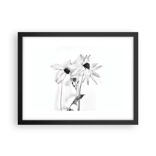 Poster in einem schwarzem Rahmen - Niemand will allein sein - 40x30 cm