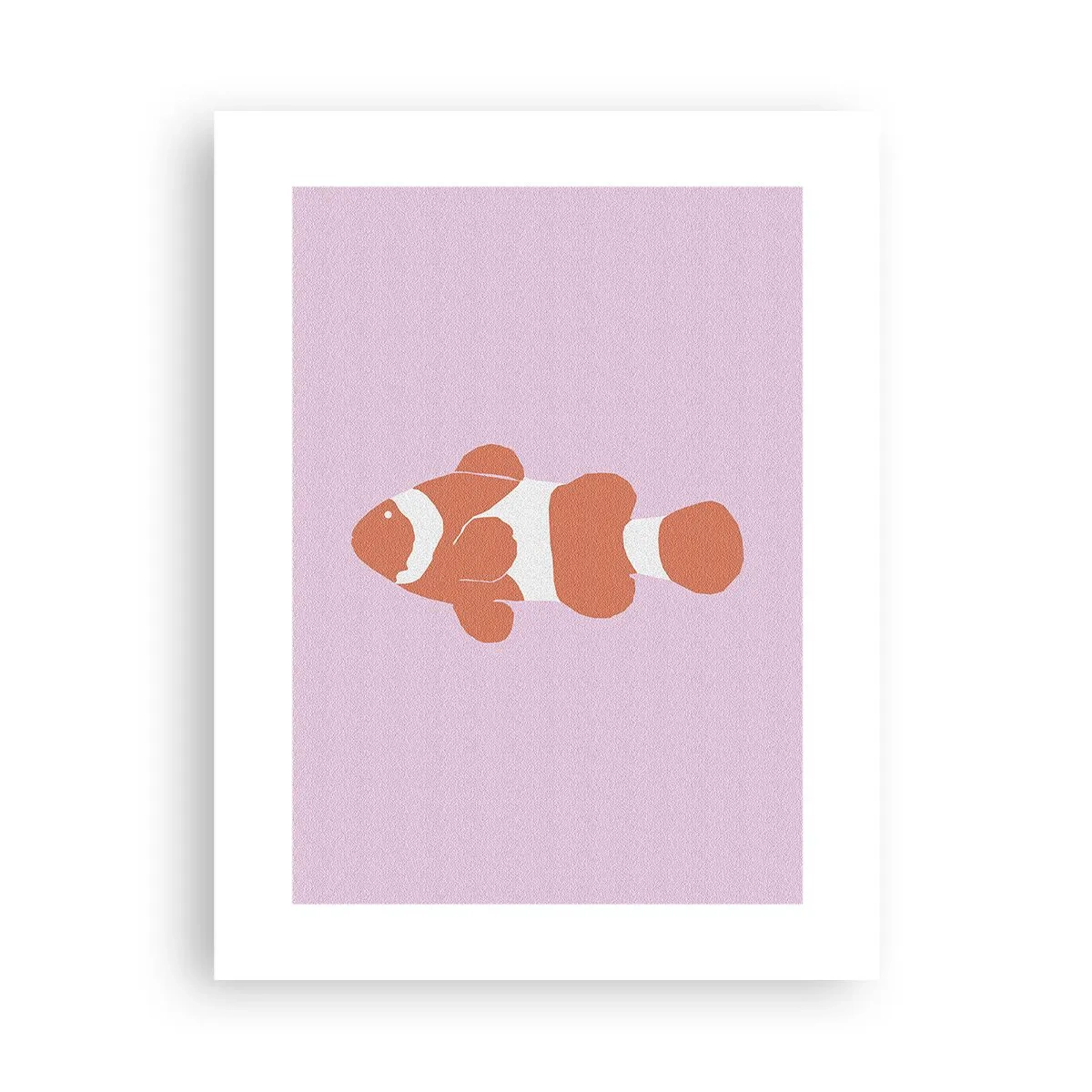 Poster - In Koralle an Gesicht und Schwanz - 30x40 cm