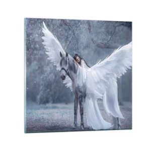 Glasbild - Bild auf glas - Ein inspirierter Moment - 30x30 cm