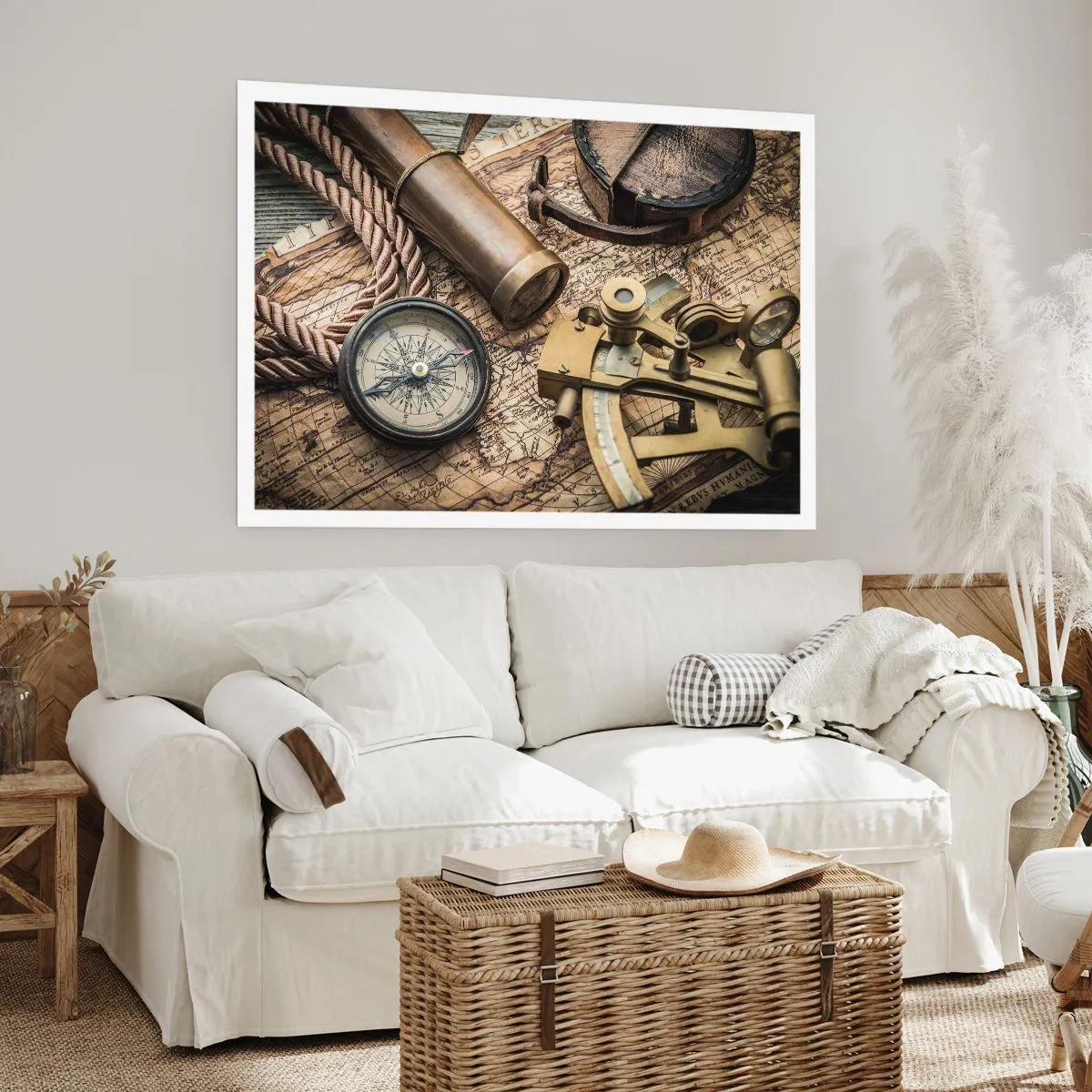 Poster - Setze Sie einen Kurs - 40x30 cm