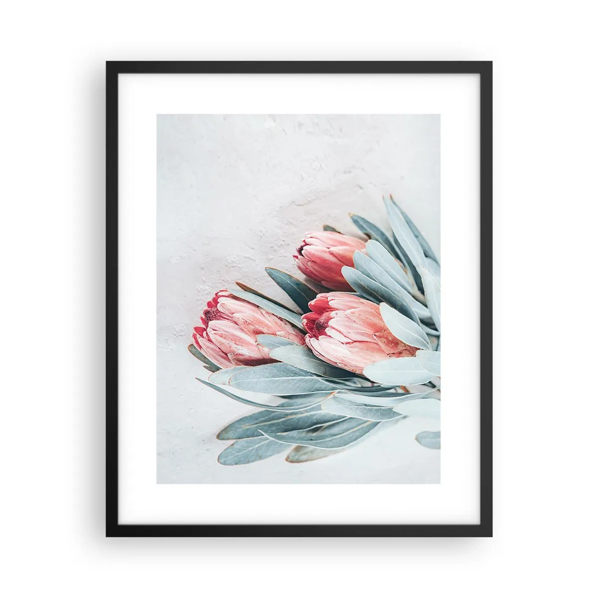 Poster in einem schwarzem Rahmen - Schämen sich für ihre eigene Schönheit - 40x50 cm