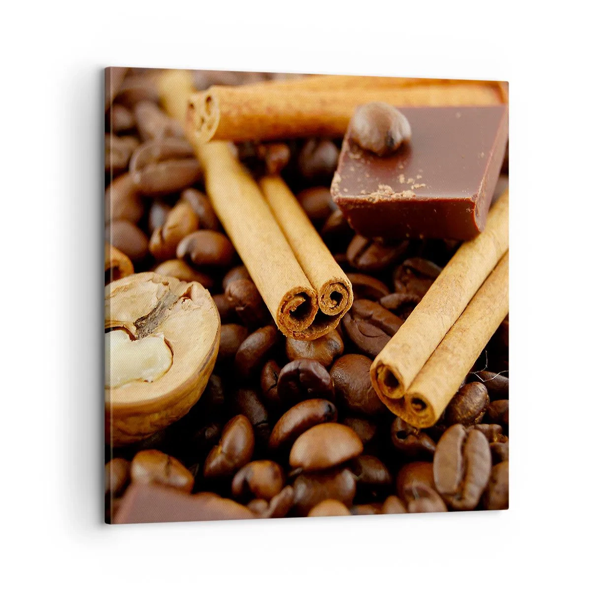 Bild auf Leinwand - Leinwandbild - Konzert der Aromen - 60x60 cm