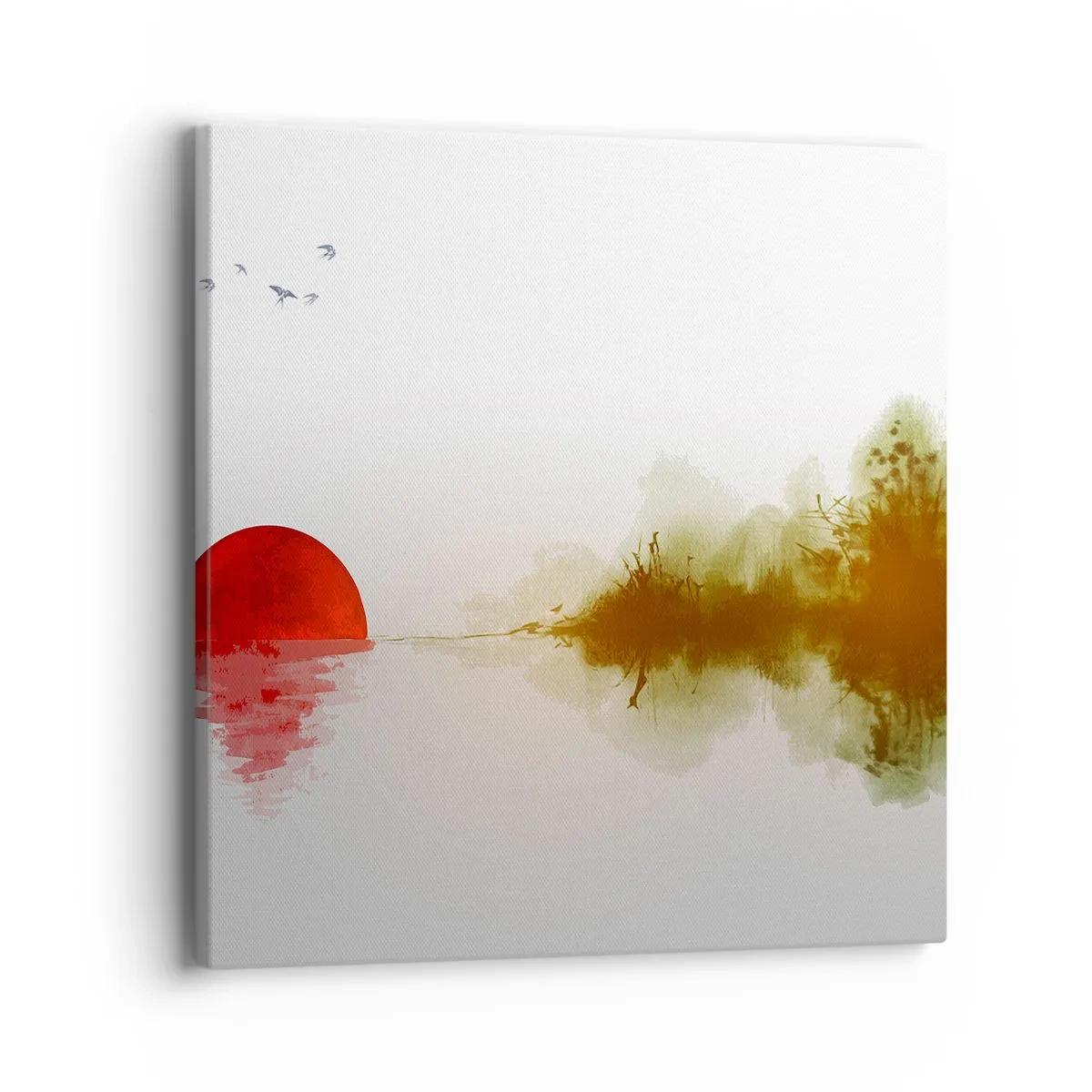 Bild auf Leinwand - Leinwandbild - Versprechen der Ruhe - 40x40 cm