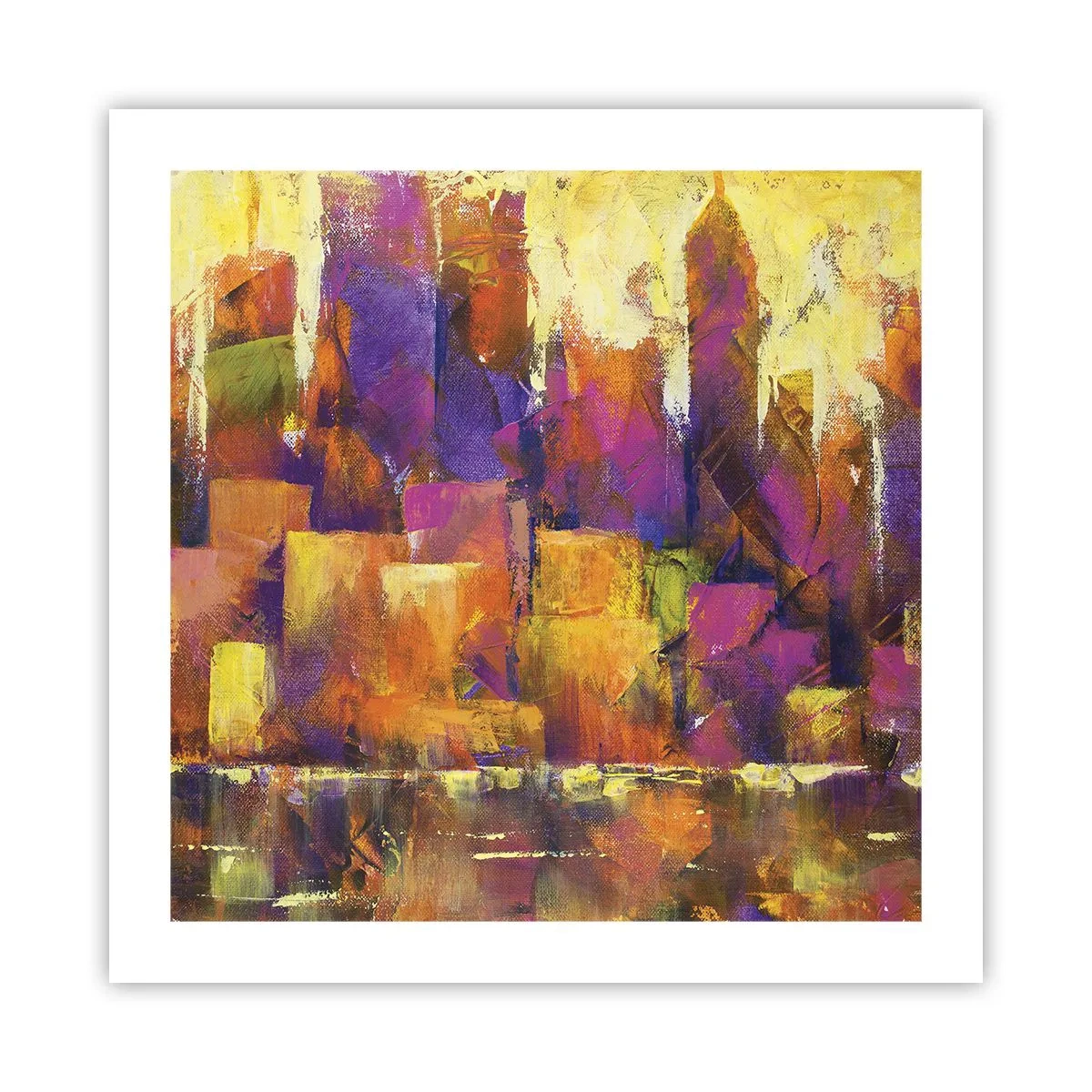 Poster - Metropolitische Komposition - 50x50 cm