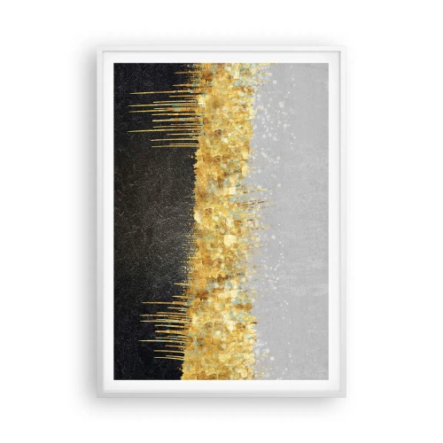 Poster in einem weißen Rahmen - Nach innen und nach oben - 70x100 cm